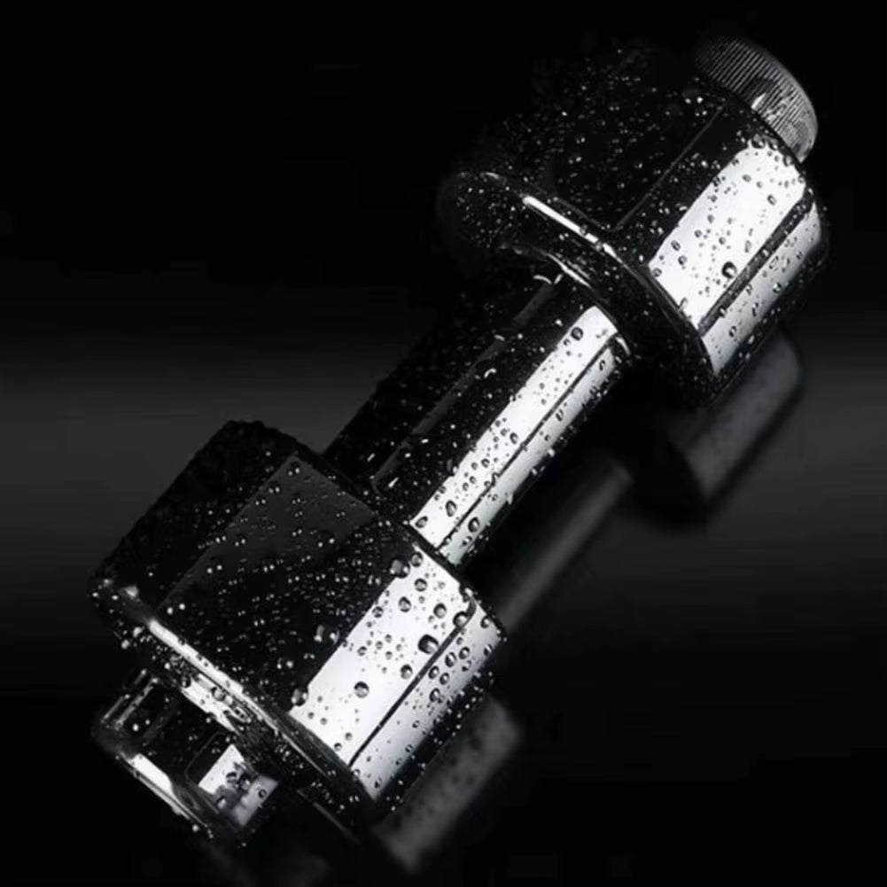 2.6L Large Capacity Dumbbells Cold Water Bottle Outdoor Running Bicycle Cycling Gym Fitness Sport Shaker Leak-Proof Kettle