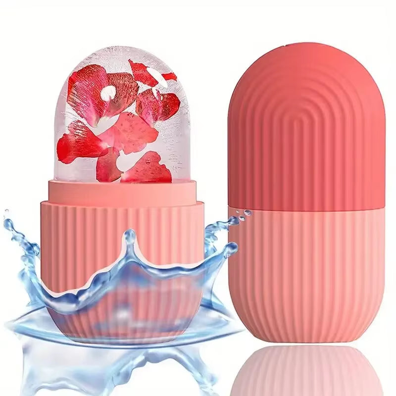 Rejuvenate Your Skin with the Silicone Ice Cube Trays Beauty Lifting Ice Ball Face Massager – Contouring Eye Roller for Acne Reduction and Facial Treatment