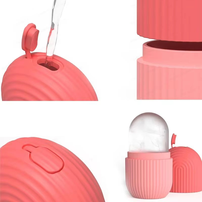 Rejuvenate Your Skin with the Silicone Ice Cube Trays Beauty Lifting Ice Ball Face Massager – Contouring Eye Roller for Acne Reduction and Facial Treatment