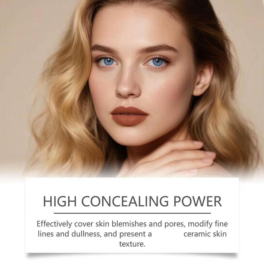 Color Changing Foundation Stick Long-Lasting Lightweight Texture Moisturizing Foundation Makeup Suitable for All Skin Types