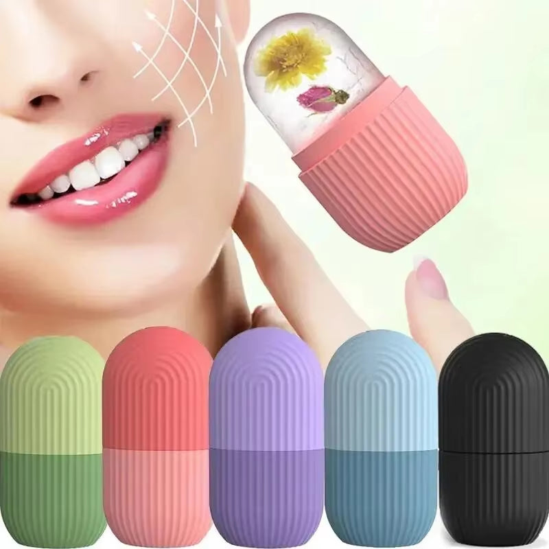 Rejuvenate Your Skin with the Silicone Ice Cube Trays Beauty Lifting Ice Ball Face Massager – Contouring Eye Roller for Acne Reduction and Facial Treatment